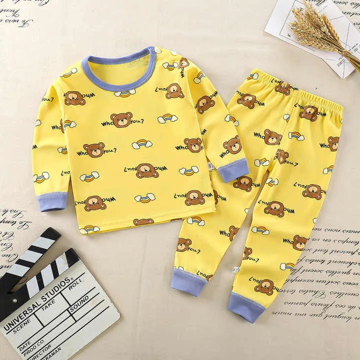 بيجامة من القطن المخملي عالية الجودة  High-quality velvet cotton pajamas for children