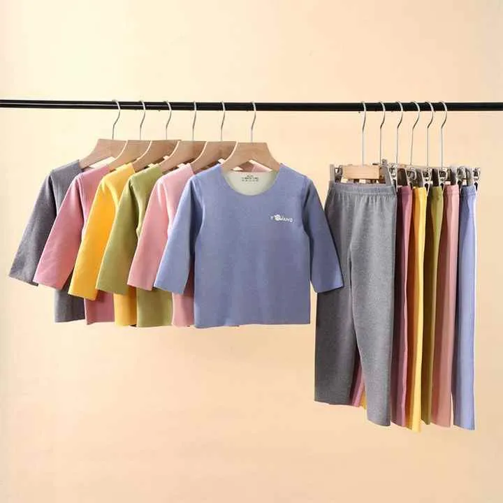بيجامات دافئة مخمليه الاطفال -Warm velvet pajamas for children