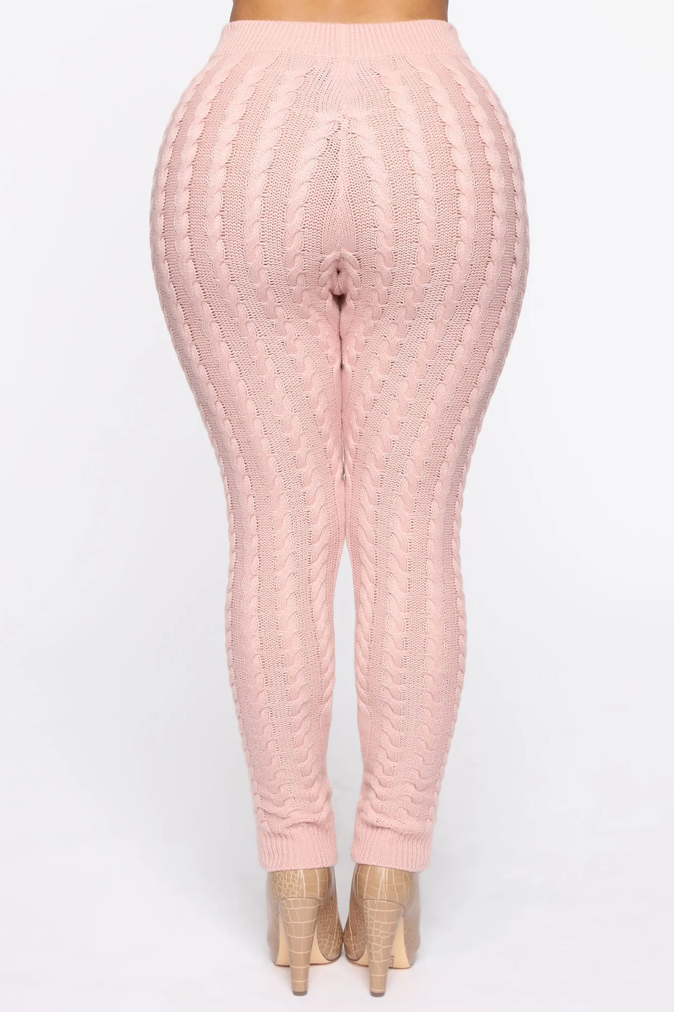 Andrea Cable Knit Set - Mauve