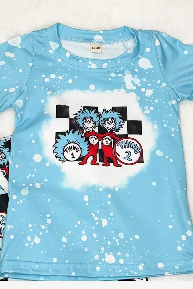Boys Thing Print Pajamas
