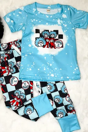 Boys Thing Print Pajamas