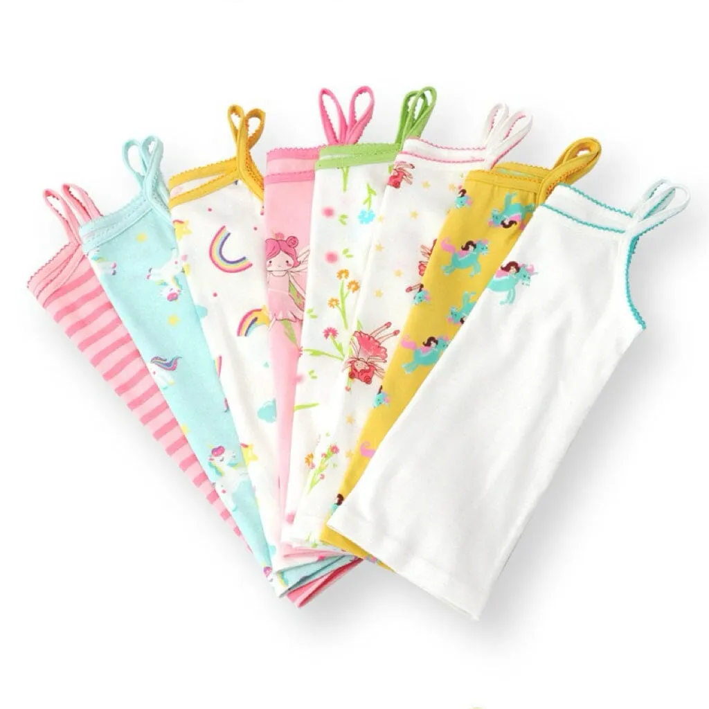 Colleen Cartoon Lace Camisole Top [Set of 3]
