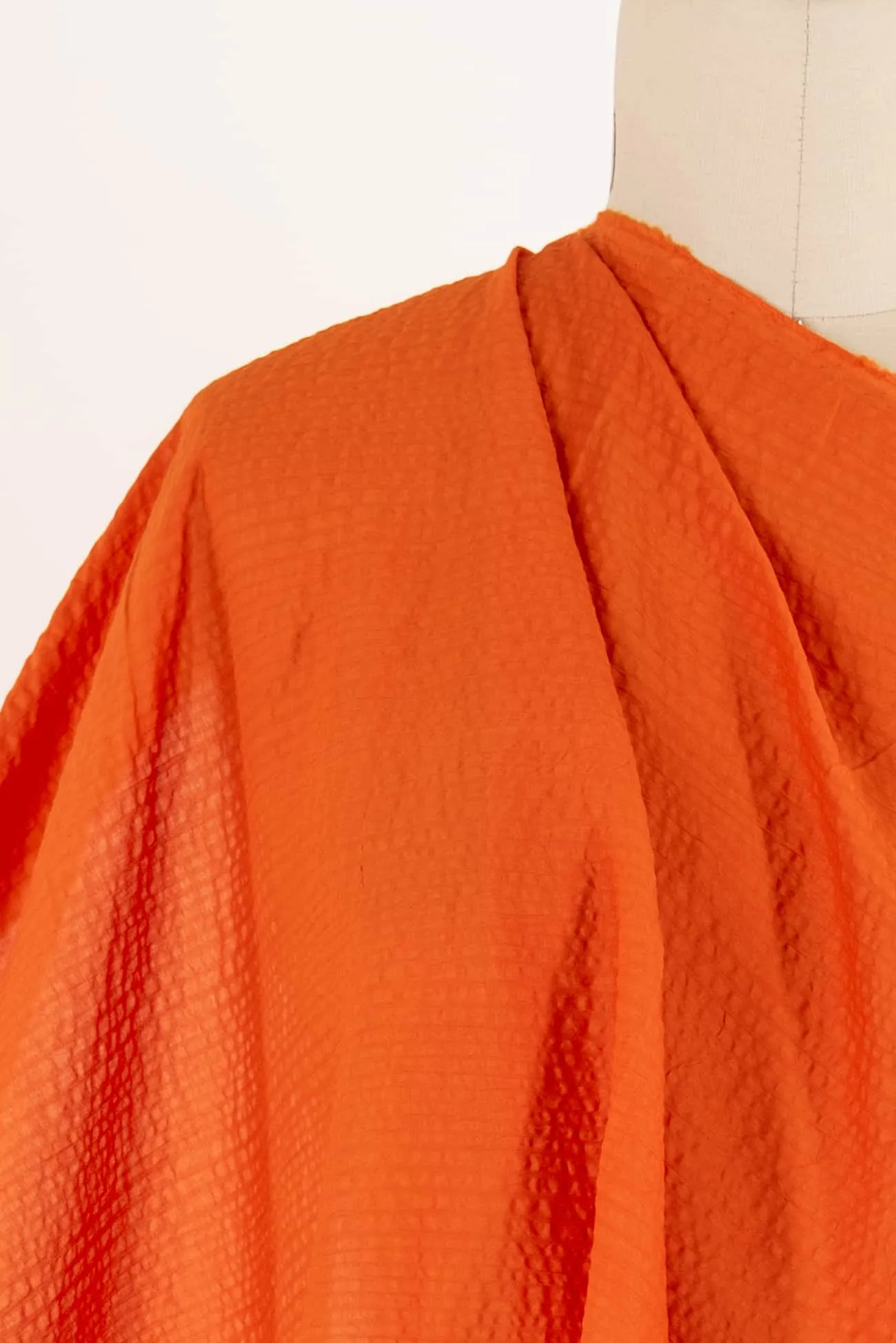 Flambeau Japanese Cotton Seersucker Woven - ENDCUT