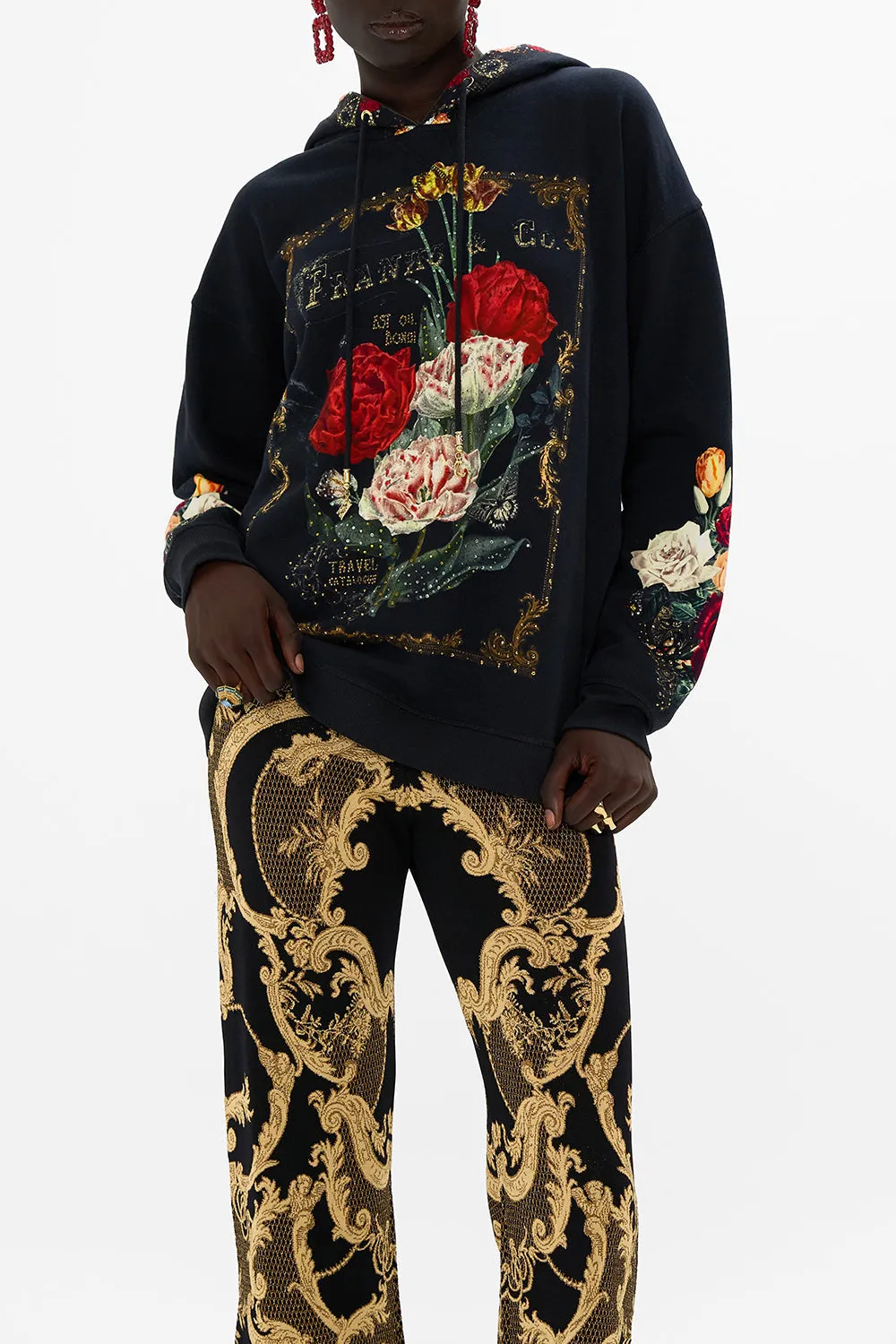 HOODY WITH POCKETS - BLACK MAGIC IN THE MANUSCRIPTS