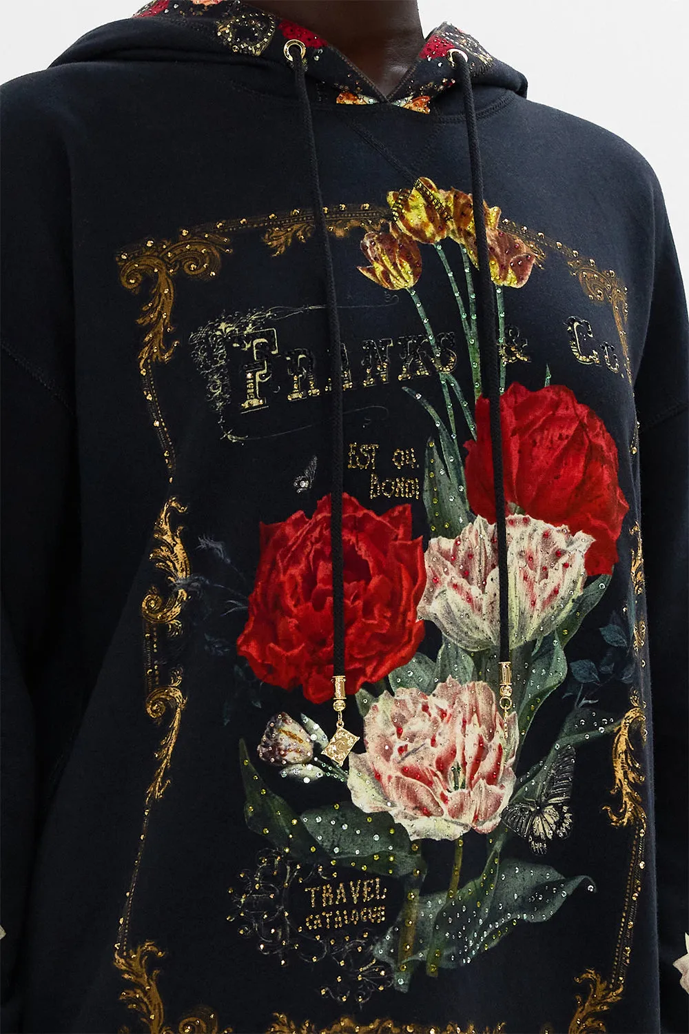 HOODY WITH POCKETS - BLACK MAGIC IN THE MANUSCRIPTS