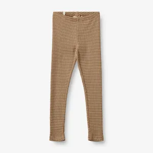 Jersey Leggings Jules - beige rib stripe