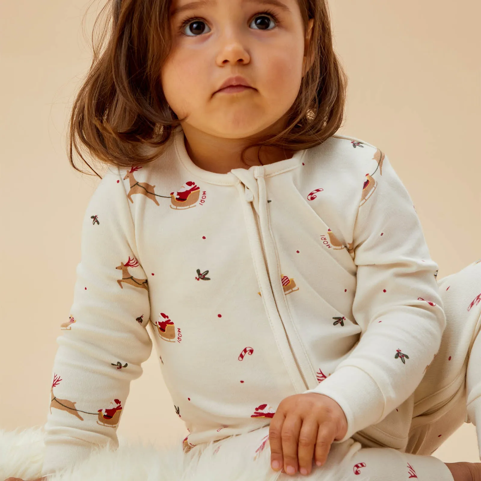 Jolly Journey Clever Zip Baby Pajamas