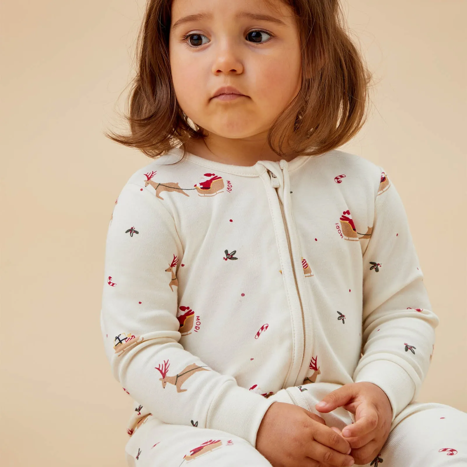 Jolly Journey Clever Zip Baby Pajamas