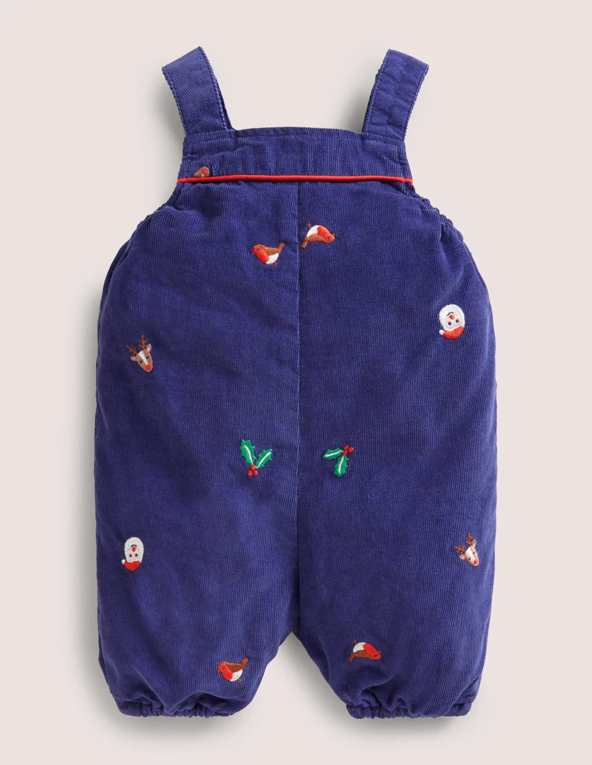 Nostalgic Festive Dungaree-Starboard Blue Festive
