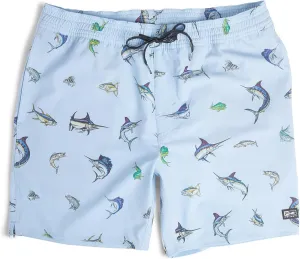 PELAGIC The Dockside Elastic Waist Shorts 18"