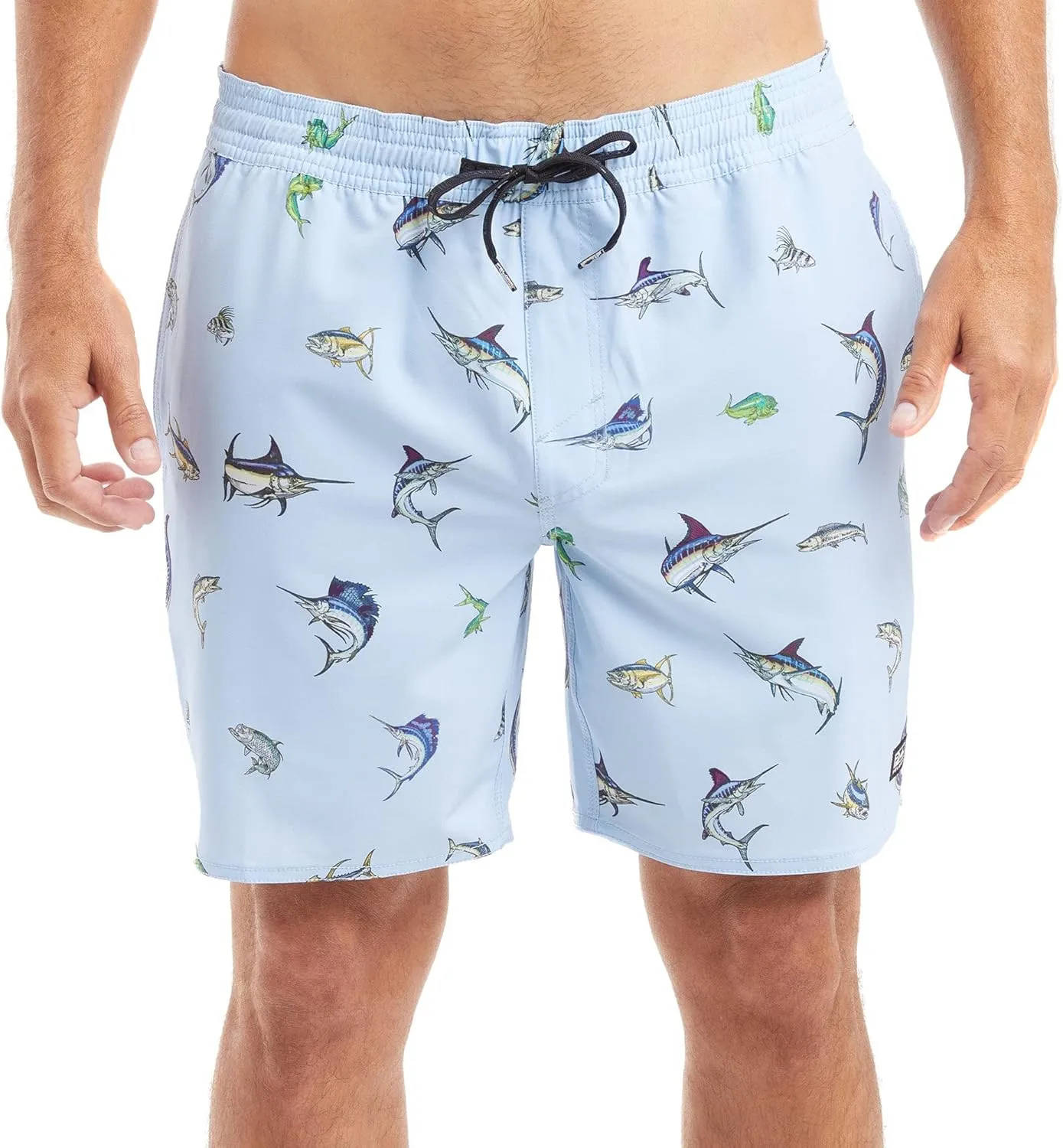 PELAGIC The Dockside Elastic Waist Shorts 18"