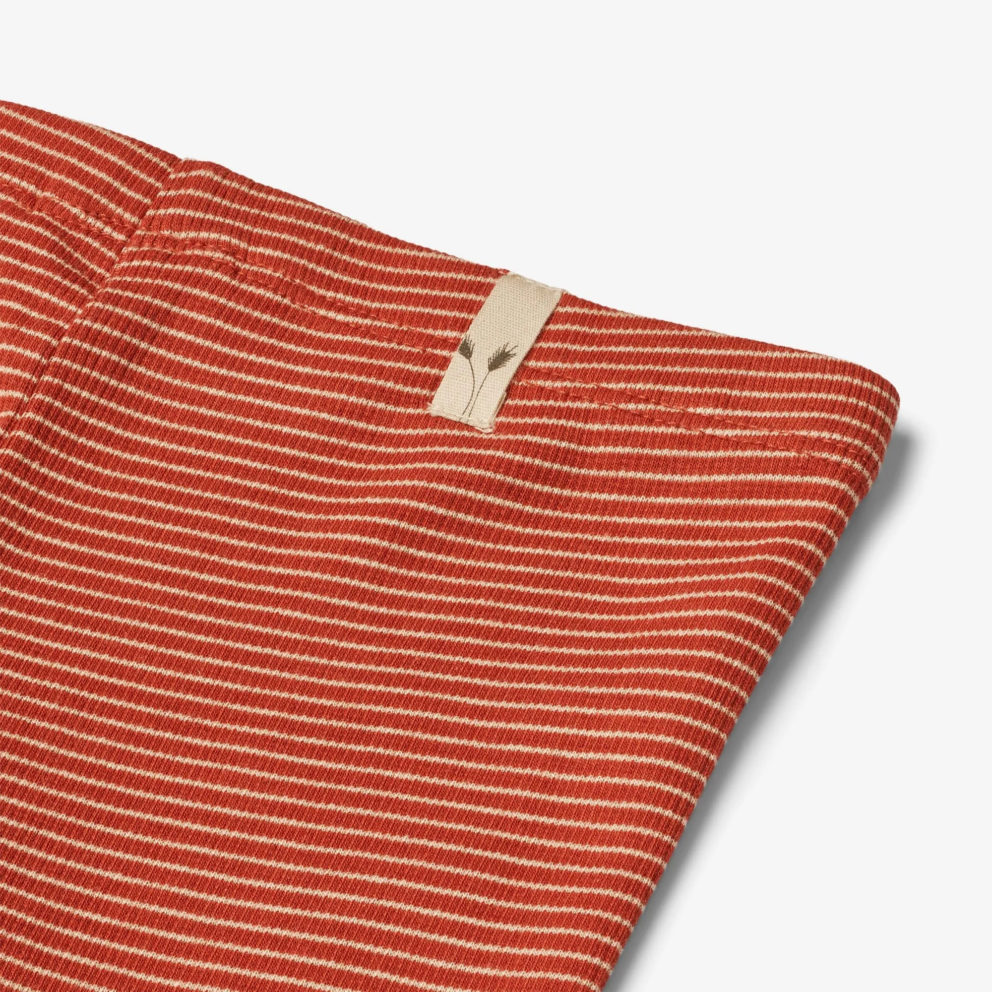 Rib Leggings Maddy - paprika stripe