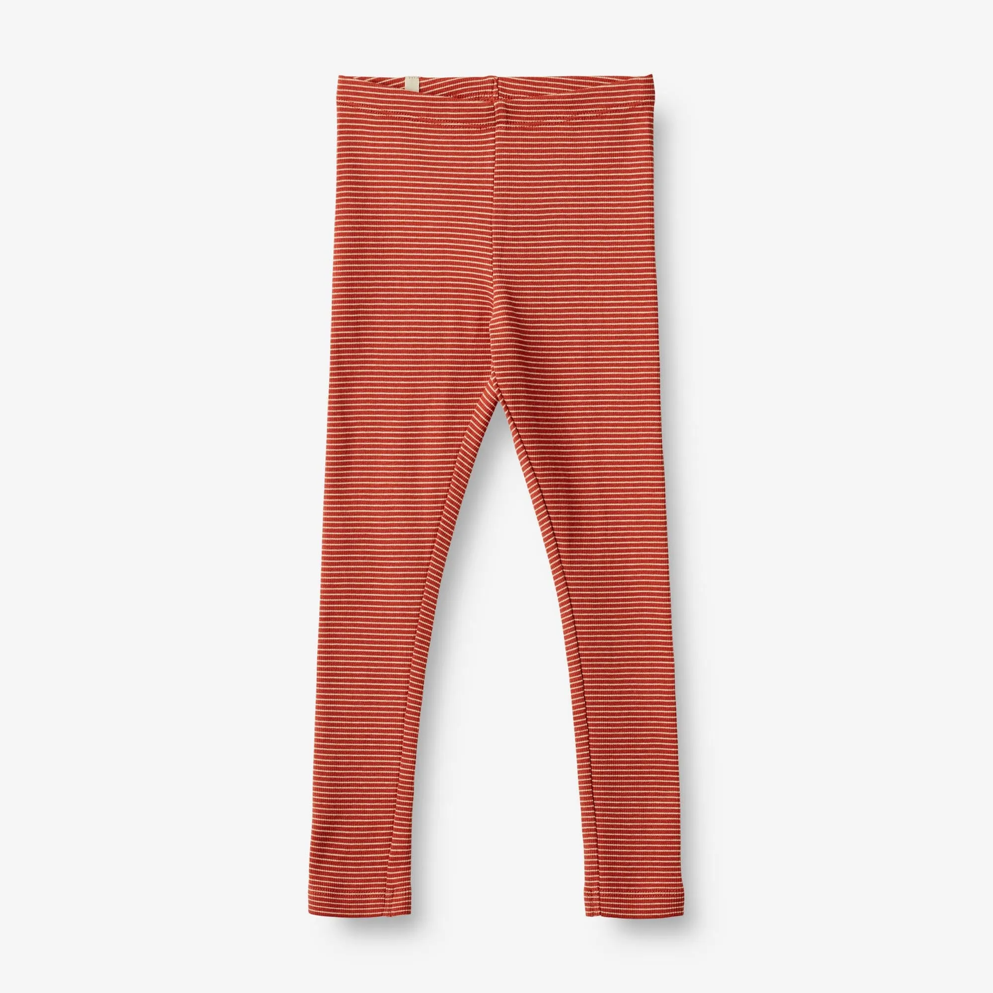 Rib Leggings Maddy - paprika stripe