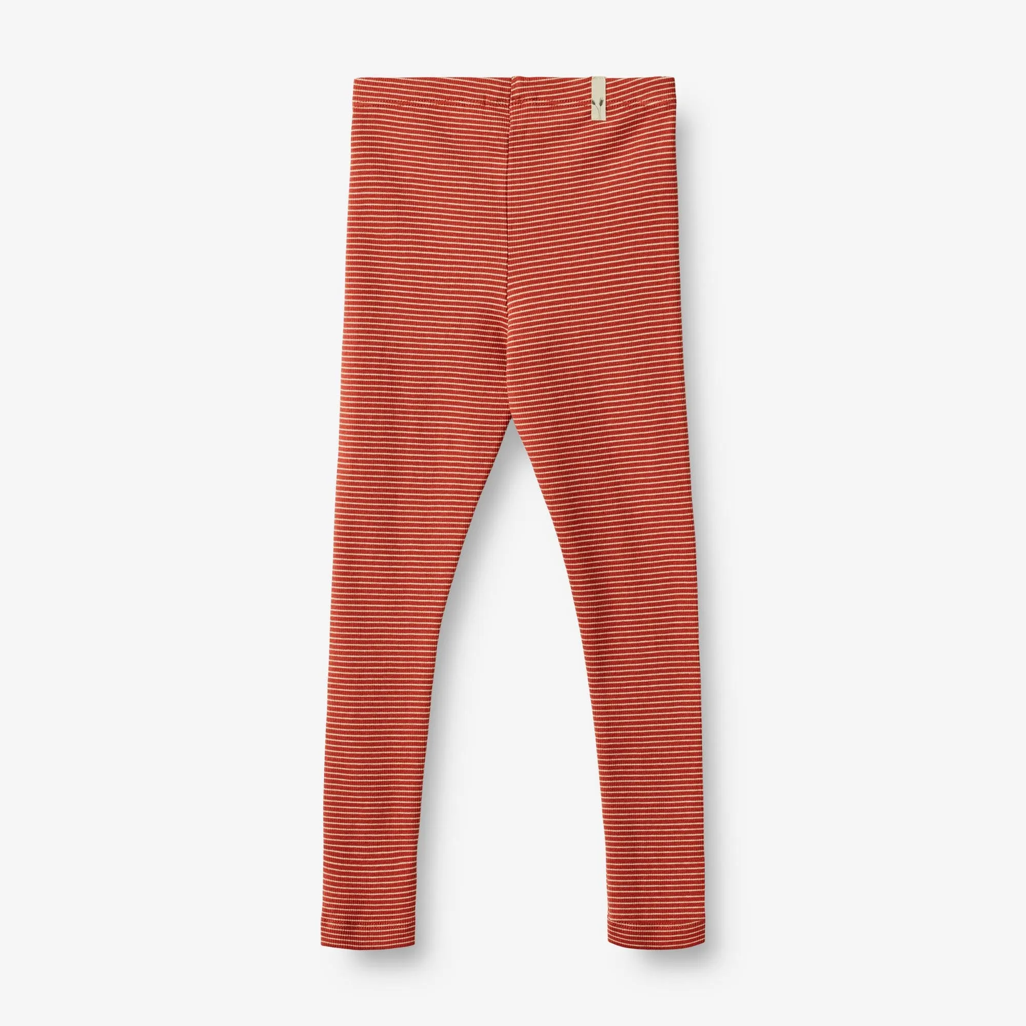 Rib Leggings Maddy - paprika stripe