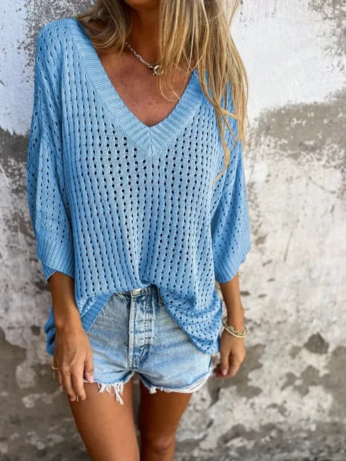Stella | Cozy V-neck Top