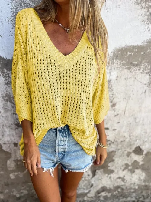 Stella | Cozy V-neck Top