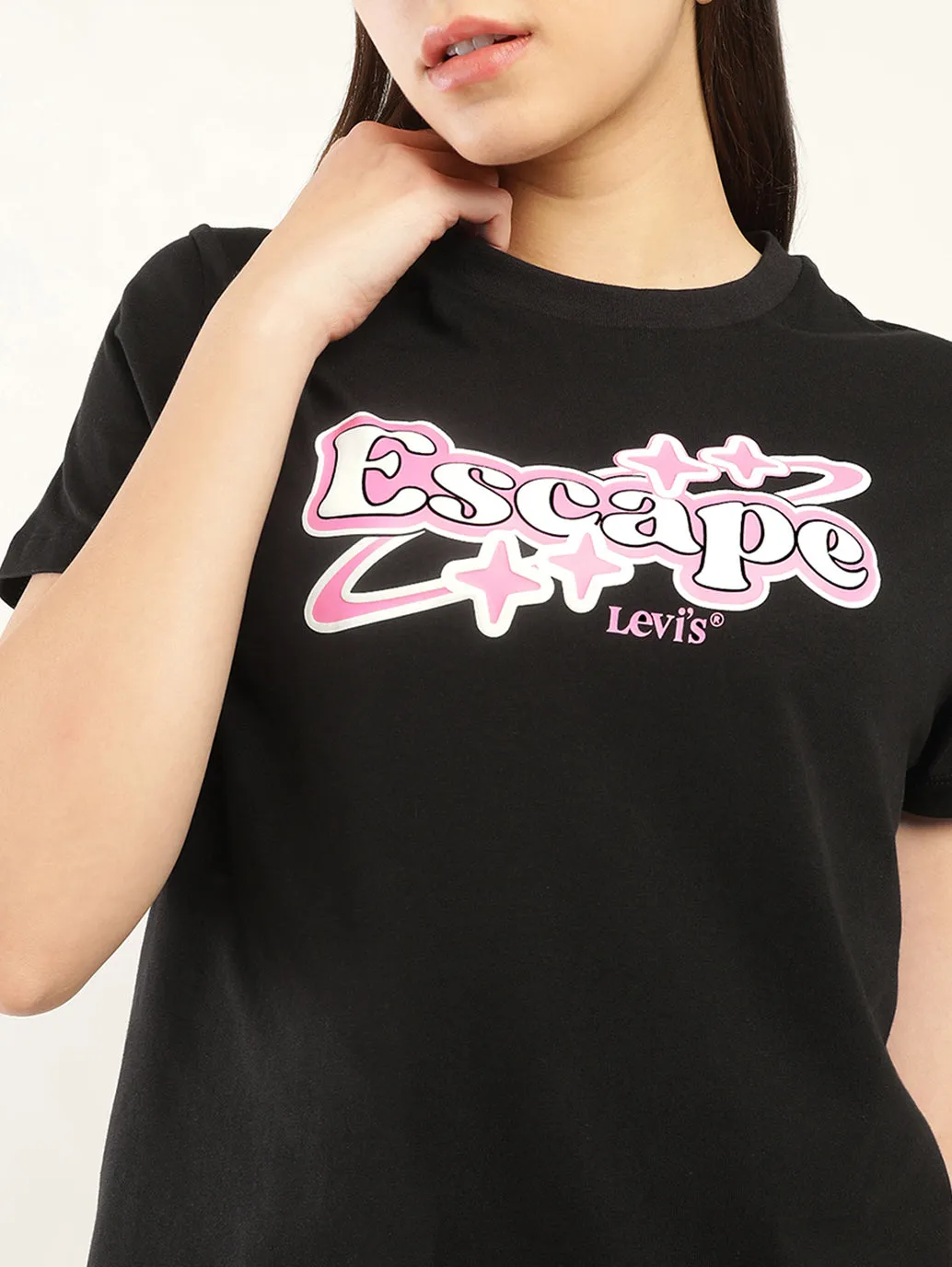 Women's Typography Relaxed Fit T-Shirt